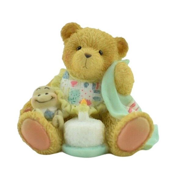 Enesco Cherished Teddies Beary Special One Numbered Birthday Figure - Picture 1 of 11